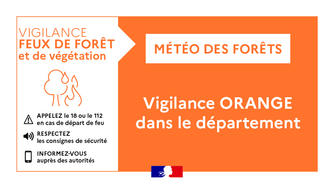 Vigilance orange incendie
