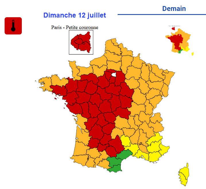 Carte vigilance rouge