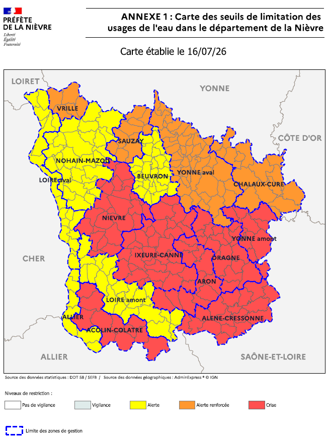 carte restriction